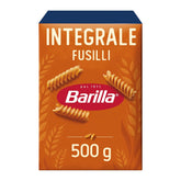 Barilla Pasta Integrale Fusilli – Makaron semolina z naturalnym błonnikiem, 500 g