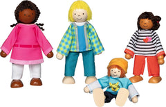 51463 - Păpuși flexibile Familie interculturală