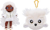 Nie dotyczy! Nie dotyczy! Nie dotyczy! Seria SurpriseCozy – Evie VON HOO – Schneeule Modepuppe aus softe Plüsch mit weissen Haaren, Mütze, Outfit und Flauschiger Anhäntagetasche – Tolles Geschenk für Kinder ab 5 Jahren 119357EUC