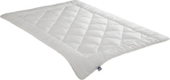 Plapumă Irisette Merino pentru toate anotimpurile - Made in Germany - Plapumă din lână nouă pură pentru tranziție, 135 X 200 cm, alb, certificat Oeko-Tex Plapumi si pilote Naty Shop 135 X 200 Cm Plapumă Mono pentru toate anotimpurile