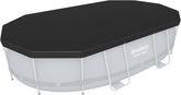 Plandeka PCV Bestway 427 x 250 cm, czarna, owalna