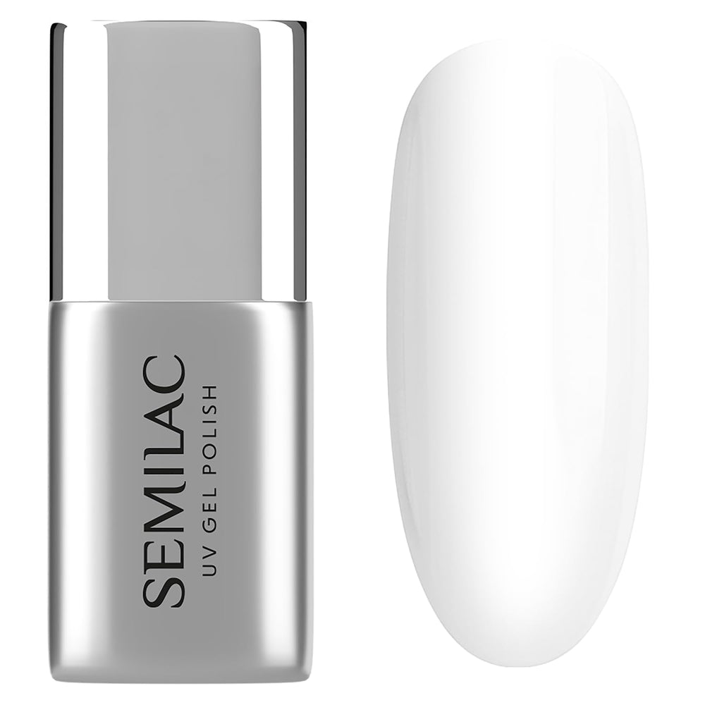 Semilac Pure & Clean Baza do lakieru UV 7ml – Samopoziomująca baza hybrydowa do wrażliwych paznokci