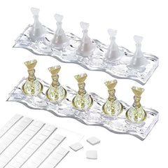 Set Design Unghii – Mână de Antrenament Premium pentru Unghii cu Gel, Accesorii pentru Unghii și Set Unghii Artificiale – Set Versatil pentru Unghii cu Gel DIY și Accesorii Nail Art