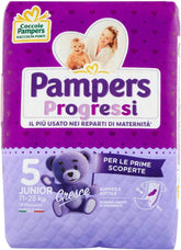 Pieluszki Pampers Progressi Maxi 11-25 kg, rozmiar 5 (19 szt.) Matka i dziecko Naty Shop Rozmiar 5 (19 szt.)