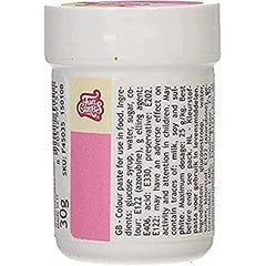 Colorant alimentar concentrat Funcakes Paste Color Pink; pentru aluat, cremă, fondant, marțipan, aluat, pastă de modelat și pastă de flori. Halal și Kosher. 30 g