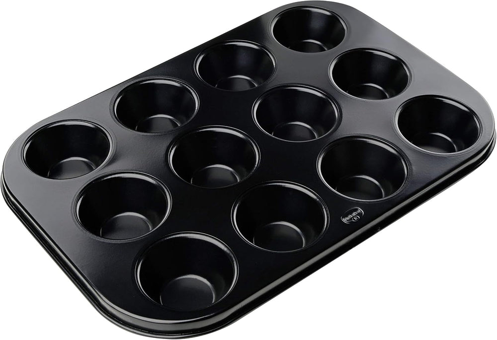 Dr. Oetker - Tava de copt Tradition din aluminiu cu acoperire antiaderenta (culoare: negru), 1 bucata. Matrite si tavi pentru copt Naty Shop