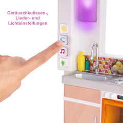 Dom marzeń Barbie (114 cm), 3-piętrowy dom dla lalek, basen, zjeżdżalnia, winda dla wózków inwalidzkich, 75 akcesoriów, lalki, odpowiedni jako prezent dla dzieci w wieku od 3 lat i starszych, GRG93 Naty Shop Domki dla lalek