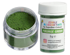 Pudră de colorant alimentar Sugarflair Blossom Tint Dust Verde Frunziș - Pudră de colorant alimentar pentru decoruri de tort, pastă de zahăr, fondant, glazură, ciocolată, cremă de unt, macarons și multe altele - 5G
