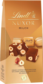 Lindt NUXOR Gianduja kremowa czekolada mleczna z prażonymi całymi orzechami laskowymi, 103 gramy Cukierki czekoladowe Naty Shop Default Title