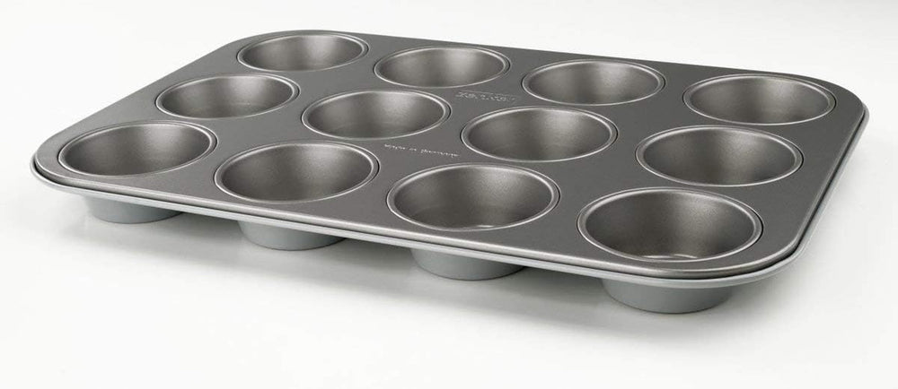Forma pentru brioșe Zenker cu 12 forme de copt (Ø 7 cm), pentru brioșe și cupcakes, dimensiuni: 38,5 x 26,5 x 3 cm Matrite si tavi pentru copt Naty Shop