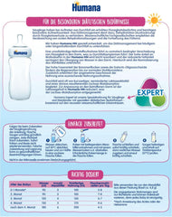 Humana HN Expert, od urodzenia, specjalny pokarm na częste lub długotrwałe biegunki, wspomaga normalizację wzorca stolca, z bananem, 300 g Naty Shop