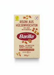 Barilla Risoni z roślin strączkowych - czerwona soczewica i ciecierzyca, 1 opakowanie (1 x 300g)
