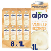 Alpro Waniliowe Mleko Sojowe 8x1L - Wegańskie I Bogate W Wapń