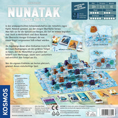 KOSMOS 683801 Nunatak - Świątynia Lodu, gra rodzinna, fajna konfiguracja 3D, elementy gry 3D w lodzie, gra strategiczna, gra planszowa, gra towarzyska