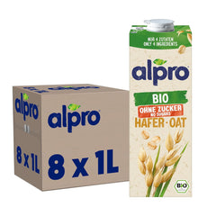 Alpro Bio Haferdrink Without Sugar - Napój roślinny z płatkami owsianymi