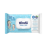 Chusteczki nawilżane Kindii Water Care - Chusteczki Aqua Baby - 100% Wiskoza, 99,9% Woda, Ekstrakt z Grejpfruta, Rozmiar szalika 150x200, 100% Biodegradowalne, Bez Plastiku, Chusteczki Oczyszczające do Skóry Wrażliwej