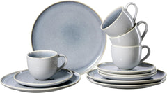 Serviciu de cafea Ritzenhoff & Breker Skagen Stone, 12 piese, gri-albastru