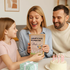 Prezent urodzinowy, urodzinowy zestaw do sadzenia kwiatów, torba na prezent-niespodziankę, prezent urodzinowy dla kobiet, nasiona kwiatów do indywidualnego sadzenia