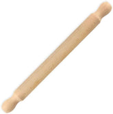Sucitor Zenker din lemn de fag, 350 x 30 x 30 mm – Perfect pentru aluat și fondant, certificat FSC, cu guler practic, maro