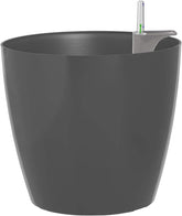 GHIVEC SAN REMO 30CM CU AUTOUDARE ANTRACIT, antracit