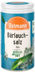 Ostmann Gewürze - Bärlauchsalz | Idealny dla Herzhaften Gemüse oder Fleischgerichten Recyclebare, nachfüllbare Streudose | 65 g w Streuerze