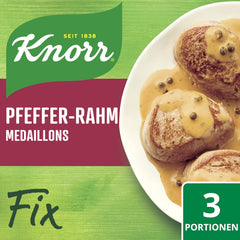 Knorr Fix Pfeffer-Rahm Medaillons 3 porcje (1 x 35 g) | 35 g (1 opakowanie)