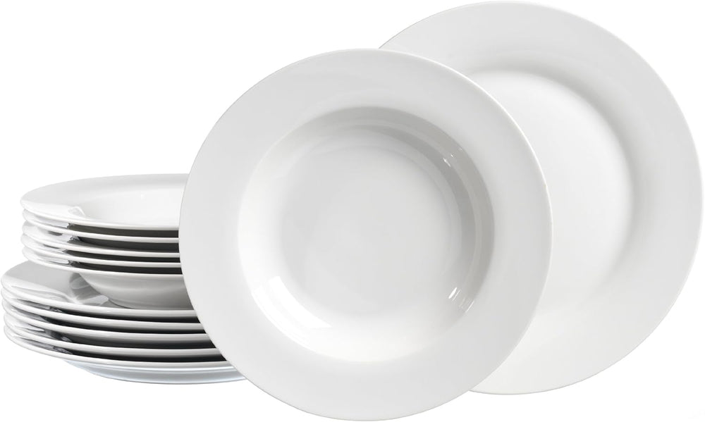 Set de veselă Ritzenhoff & Breker Bianco, 12 piese, porțelan