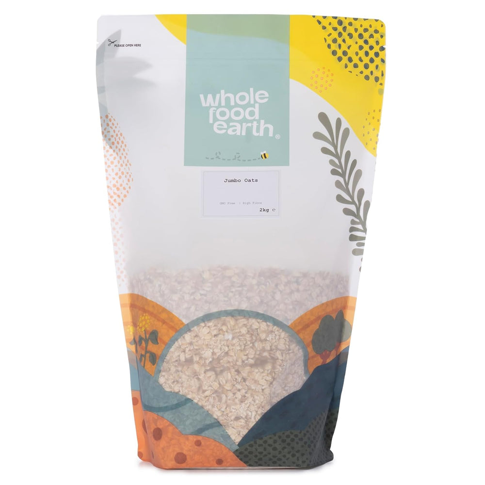 Wholefood Earth Jumbo Owsianka - bez GMO - wegańska - bez nabiału - bez dodatku cukru 2 kg