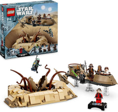 LEGO Star Wars: Powrót rycerza Jedi Desert Skiff i Sarlacc Pit Fantasy Kolekcjonerski zestaw do budowania Zabawka do budowania Prezent dla chłopców, dziewcząt i wszystkich fanów 75396 Zestawy do budowania Besuche den LEGO-Store Default Title