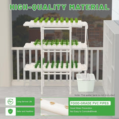 3-poziomowy zestaw do systemu uprawy hydroponicznej 108 miejsc uprawy System hydroponiczny do uprawy warzyw Zestaw do uprawy bezglebowej Zestawy hydroponiczne do warzyw liściastych.