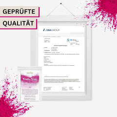 Pretty Pink Natürliche Lebensmittelfarbe Pulver Rosa (Roh Vegan) Pastel Rose Bis Intensiv Rosa-Rot - Essbare Farbe Für Lebensmittel Aus Früchten Und Gemüse - Naturalny barwnik spożywczy | Sklep Pureraw 5G Naty