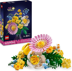 LEGO Botanicals Mały letni bukiet — zestaw do budowania sztucznych kwiatów — zawiera. dzwonki, jaskry, tulipany - Pomysł na prezent dla kobiet, matek i mężczyzn - 10347 Zestawy do budowania Besuche den LEGO-Store Domyślny tytuł sklepu
