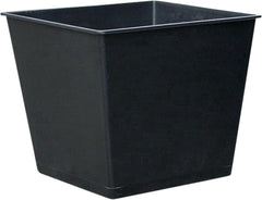 Ghiveci universal Dehner, aprox. 36 x 36 x 30 cm, plastic, negru