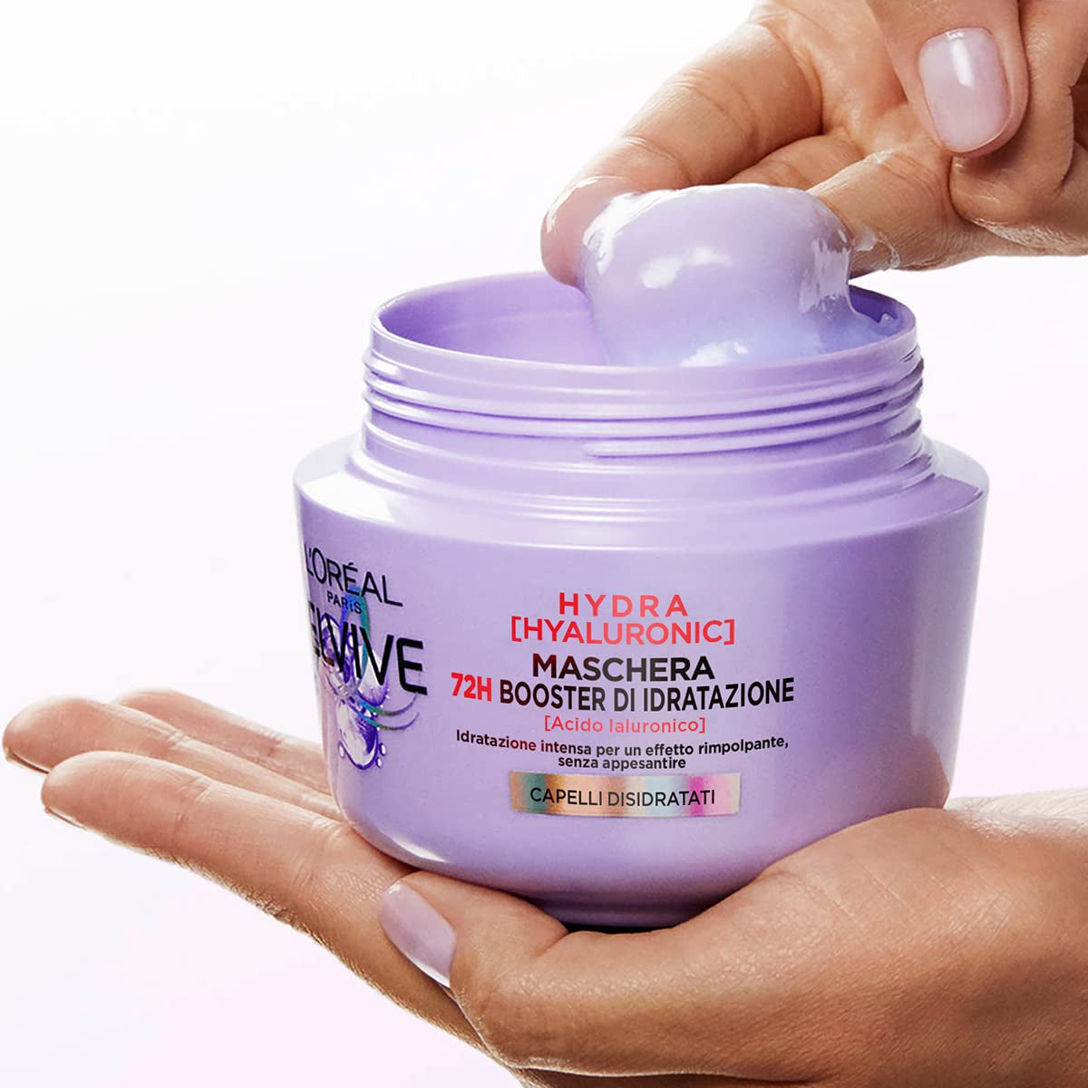 L'Or?al Paris Elvive Hydra Hyaluronic Maschera 72H Booster di Idratazione 300 ml Masca de par Naty Shop