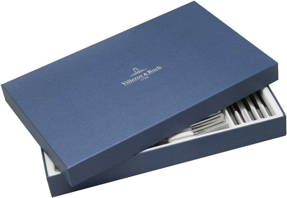 Villeroy & Boch Crossband Septfontaines, sztućce dla 6 osób, 30 sztuk, stal nierdzewna Kitchen Naty Shop