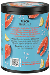 Ostmann Gewürze - Let's Do Fisch Allrounder | Gewürzsalz für Bratfisch, Flammlachs i Meeresfrüchte | Würziger Allrounder z musztardą, cytryną i koperkiem | 85 g w koszu Metalldose