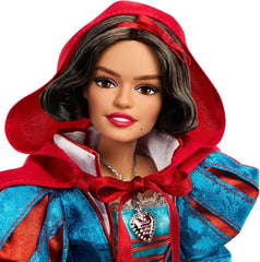 Mattel Disney Schneewittchen Sammelfigur-Modepuppe w charakterystycznym stroju, inspirowany filmem Disney Live-Action, Geschenke für Kinder und Sammler, HVY53