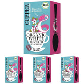 Cupper Ceai alb organic, zmeură, 20 pliculețe, 34 g (pachet cu 4)
