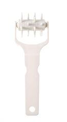 HENDI Stiproller, Stippwalzse, Teigigel, Teig Gitterschneider, für saftige Kuchen- und Gebäckböden sowie Pizzateig, 77x210mm, Polipropylen