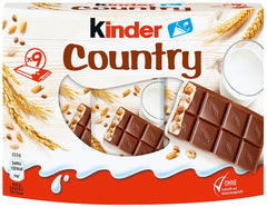 Batoniki Kinder Country, 9 batonów, 212 g