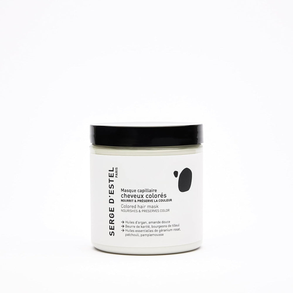 SERGE D'ESTEL PARIS Mască de păr 250g Hrănește, repară și înmoaie părul deteriorat de colorare Formulă vegană, 250g Masca de par Naty Shop Titlu implicit