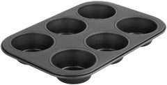 Zenker 6Er Muffinform Black Metallic, 275X190X30 Mm, Teflon Classic Antihaftbeschichtung, Hitzebeständig Bis 230°C, Leichte Reinigung, Ideal Für Köstliche Muffins Formy i blachy do pieczenia Naty Shop