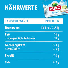 Saldo Frischkäse | 10x 200g | 100% naturalne składniki Ohne Konservierungsstoffe, Zagęszczacze i Gesmackverstärker