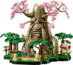 LEGO The Legend of Zelda Deku Tree 2-w-1 — element kolekcjonerski z minifigurkami Księżniczki Zeldy i 3 Linkami — zestaw do budowania dla dorosłych i pomysł na prezent dla fanów gier wideo — 77092 Zestawy do budowania Besuche den LEGO-Store