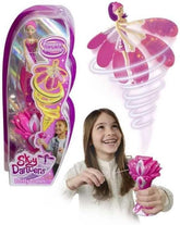 Lansay - Sky Dancers – Pretty Poppy – Magische Fliegende Puppe für Kinder ab 6 Jahren – Feenppuppe 18 cm – fliegt mit einem Launcher ohne Batterie – staunen Sie Ihre Kinder – Geschenkidee zum