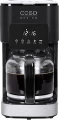 Espressor CASO Coffee Taste and Style cu filtru permanent, 1,5 l, temperatură optimă de preparare 92-96 °C, sistem anti-picurare, cap de preparare optimizat, oțel inoxidabil, 12 cești
