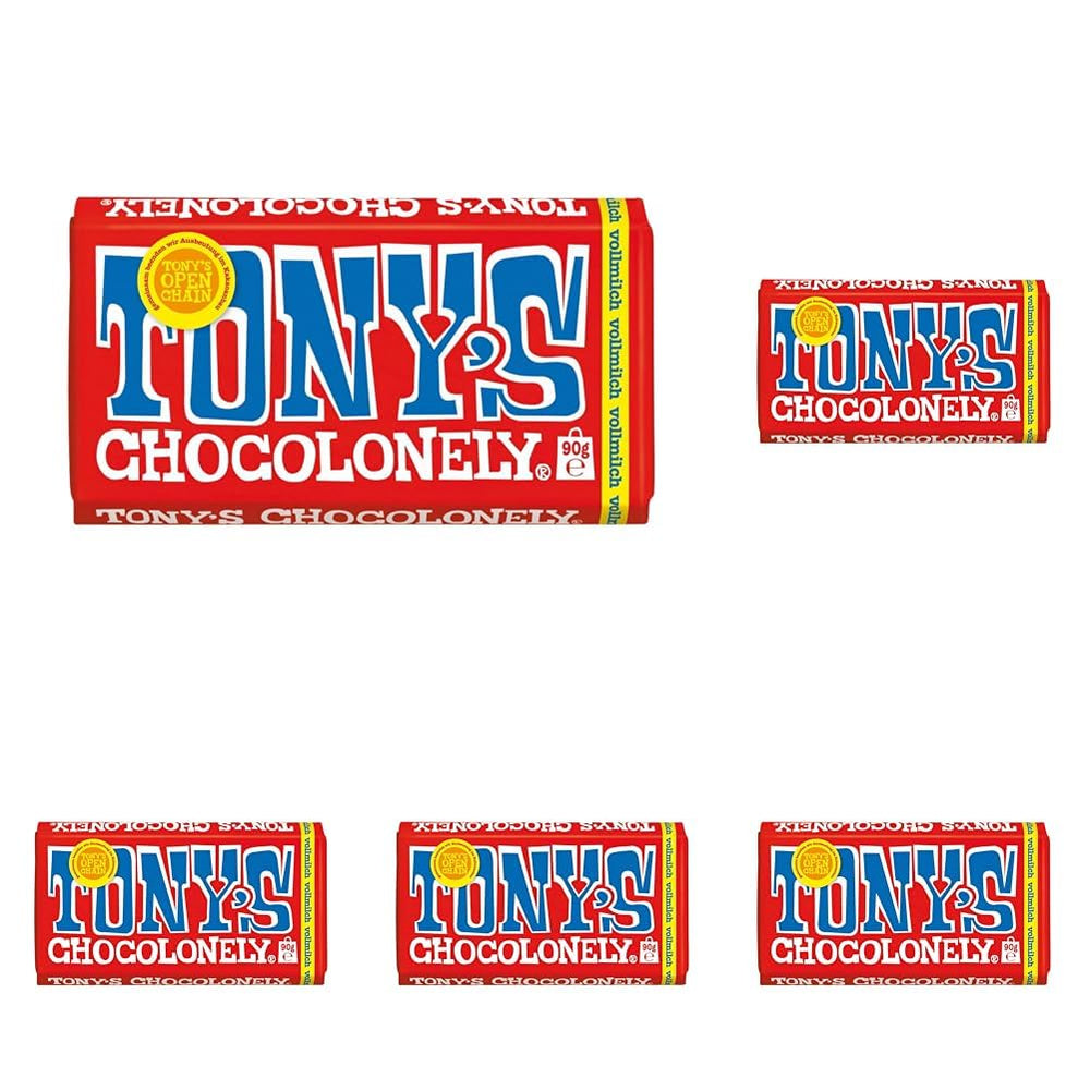 Tony's Chocolonely - Czekolada mleczna 90g (5 szt.)