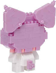 BANDAI - Nanoblock - Hello Kitty - Kuromi - Mini-Bausteinfigurka, Pixelart - 160 Teile - NBH179