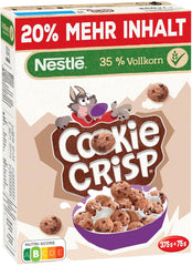 Nestlé Cookie Crisp (+20%), Pełnoziarniste ciasteczka śniadaniowe dla dzieci, opakowanie 1 szt. (1x450g)