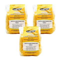 - Weiße Maisnudeln aus italienische Bio-Mais, glutenfrei, Fusilli-Format - glutenfreie Nudeln, 100% Bio-Weißmehl, wegańskie, Packung mit 3 Packungen à 350 g